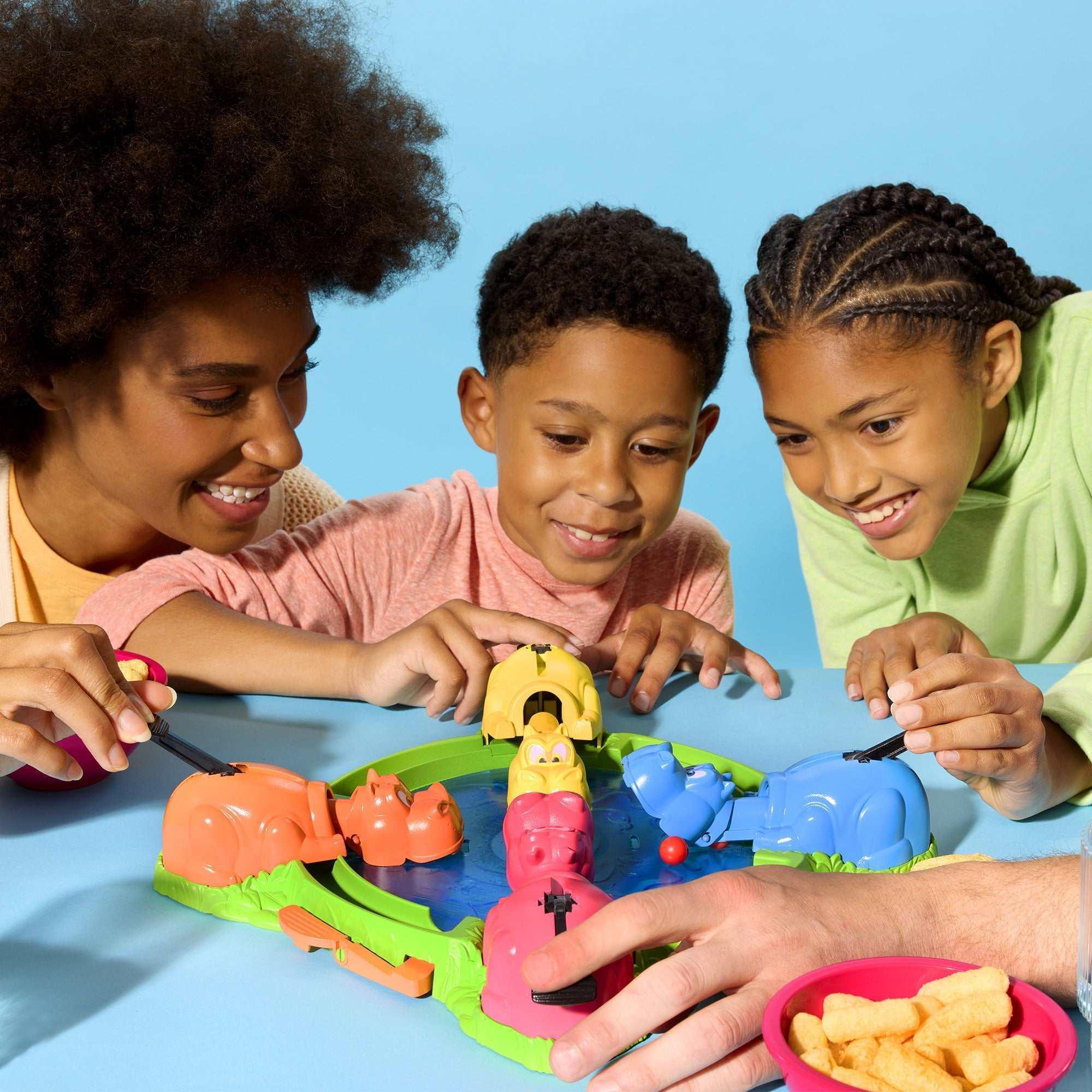 Hungry Hungry Hippos Board Game for Preschoolers, Ages 4 and up, For 2 to 4 Players, Holiday Gifts for Kids - Image 5