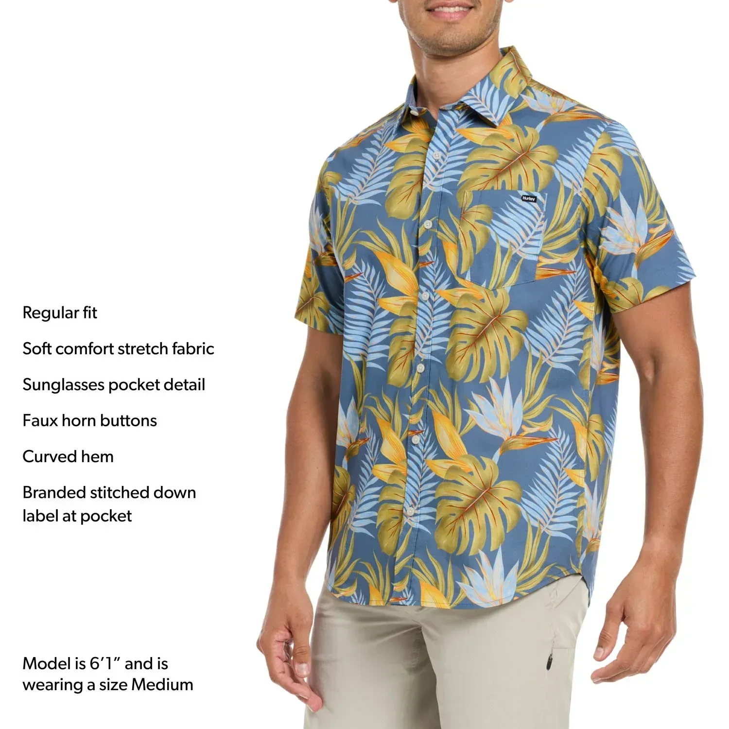 Hurley Men's Patio Printed Woven Shirt - Image 3