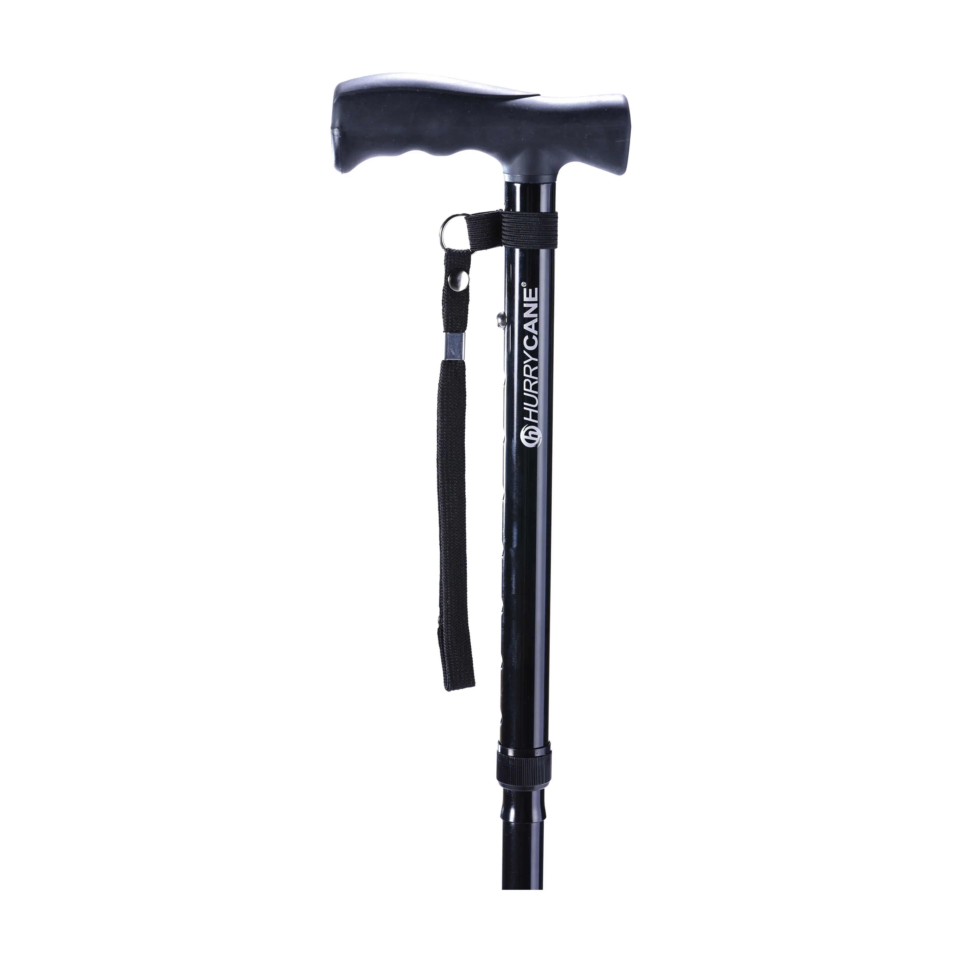 HurryCane Freedom Edition Folding Cane with T Handle, Black - Image 8