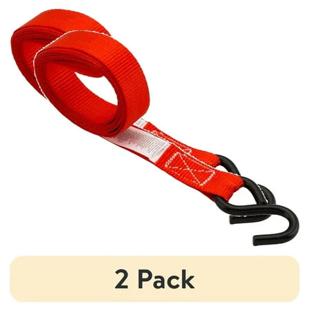 Hyper Tough 1 inch by 10 feet 300 lbs. S-Hook Cam Buckle Strap Tie Down - Image 10