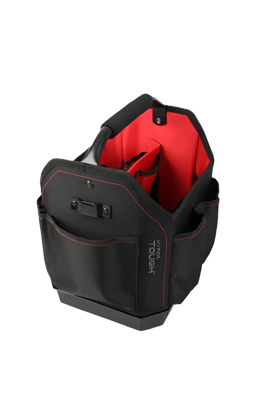 Hyper Tough Hyper Stack Half Size Tool Tote – Stackable Storage Organizer, Portable Handle - Image 2