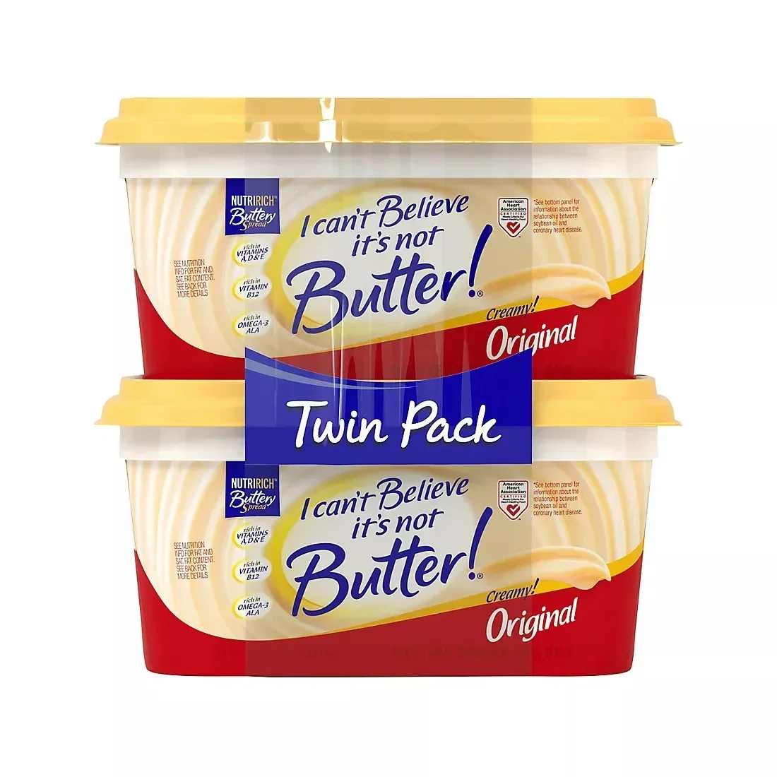 I Can't Believe It's Not Butter Original Spread Tub, 2 pk./30 oz.