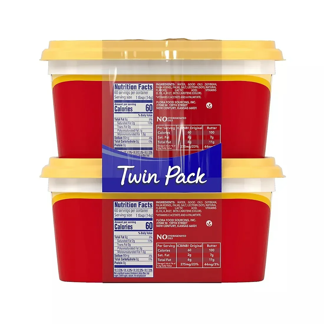 I Can't Believe It's Not Butter Original Spread Tub, 2 pk./30 oz. - Image 2