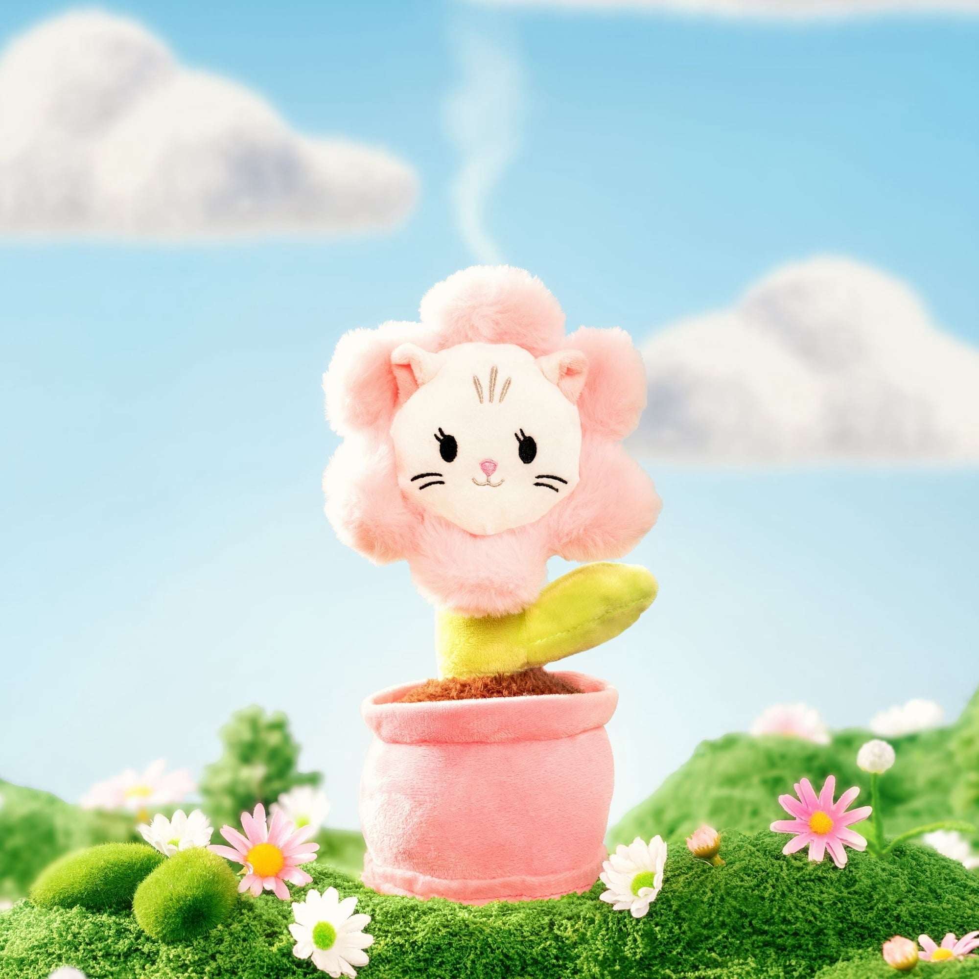 i love aromie™ Posypurr - Hibiscus Scented Flower Plush with Visible Magic Mist. Refillable Fragrance Toy for Kids 4+ - Image 8