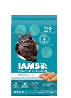 IAMS ProActive Health Adult Indoor Weight & Hairball Care Dry Cat Food, 16 lbs. - Image 3