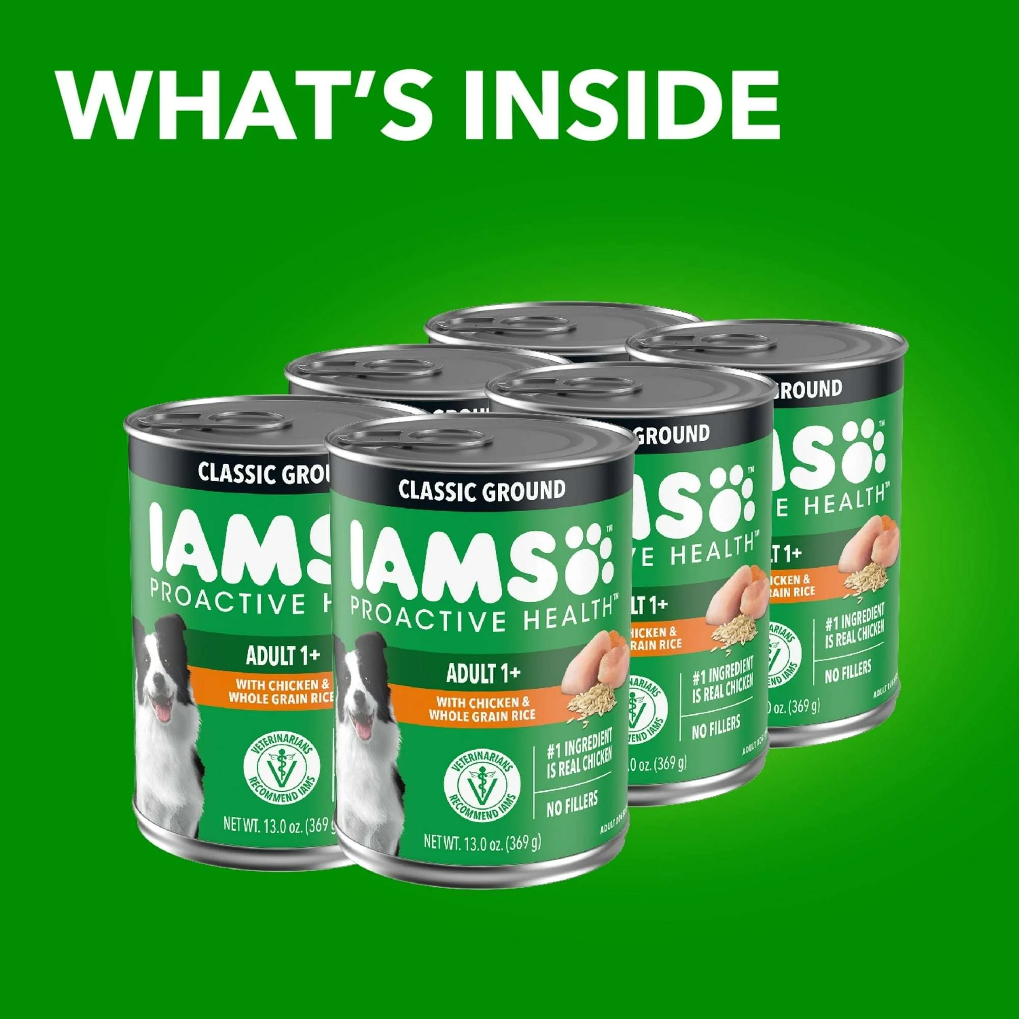 Iams Proactive Health Chicken And Whole Grain Rice Wet Dog Food, 13 Oz Cans (6 Pack) - Image 13