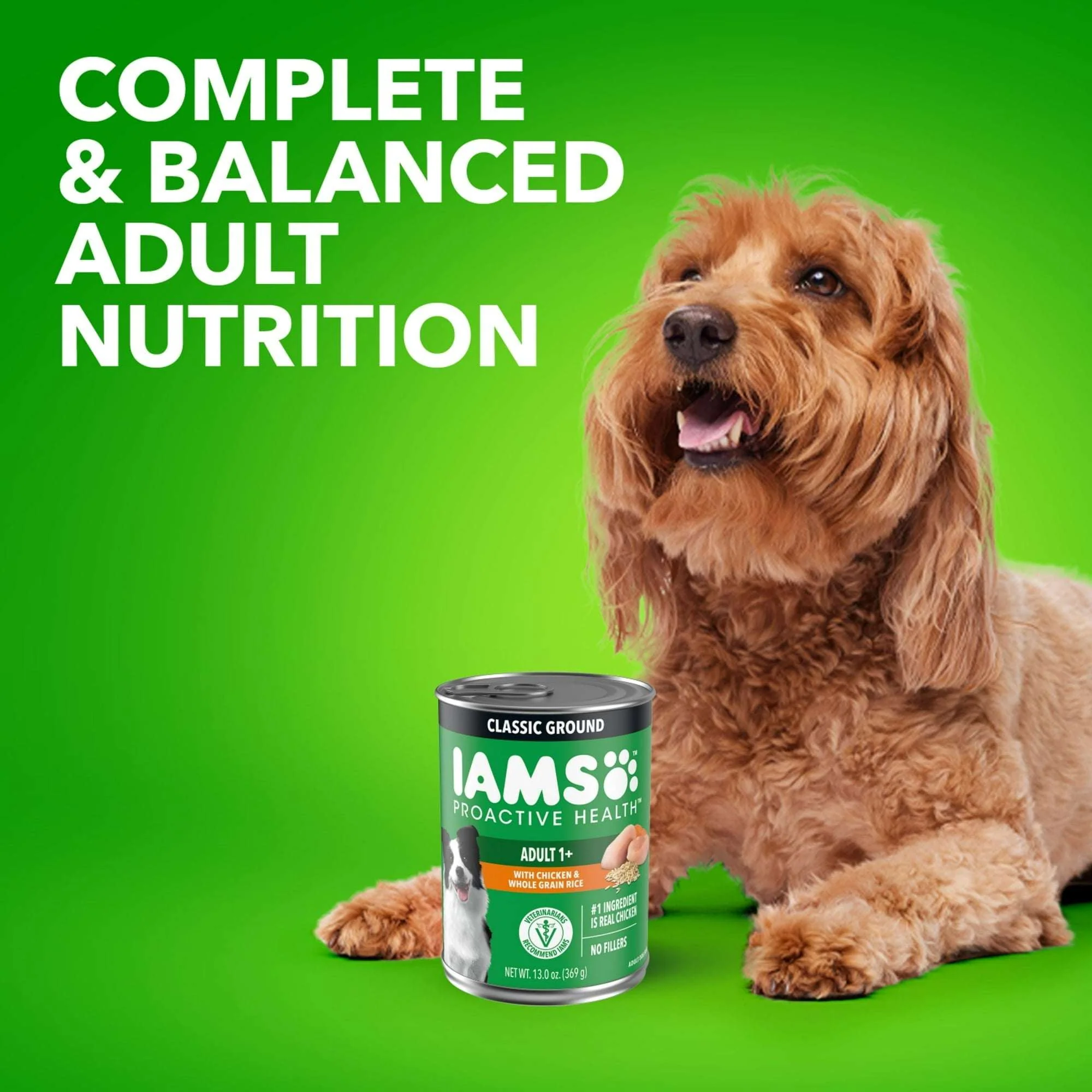 Iams Proactive Health Chicken And Whole Grain Rice Wet Dog Food, 13 Oz Cans (6 Pack) - Image 7