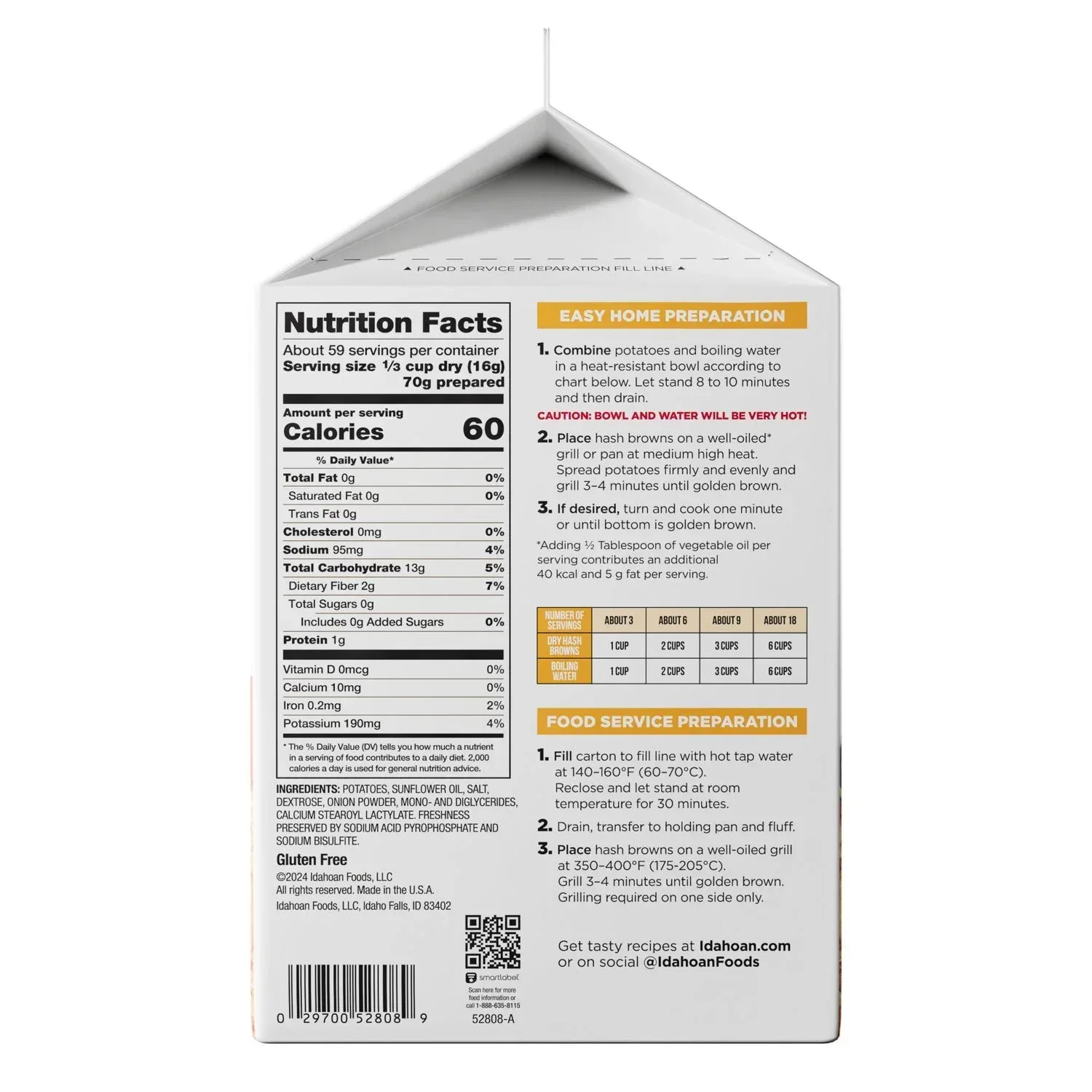 Idahoan Shredded Hashbrowns, 2.125 lbs. - Image 5