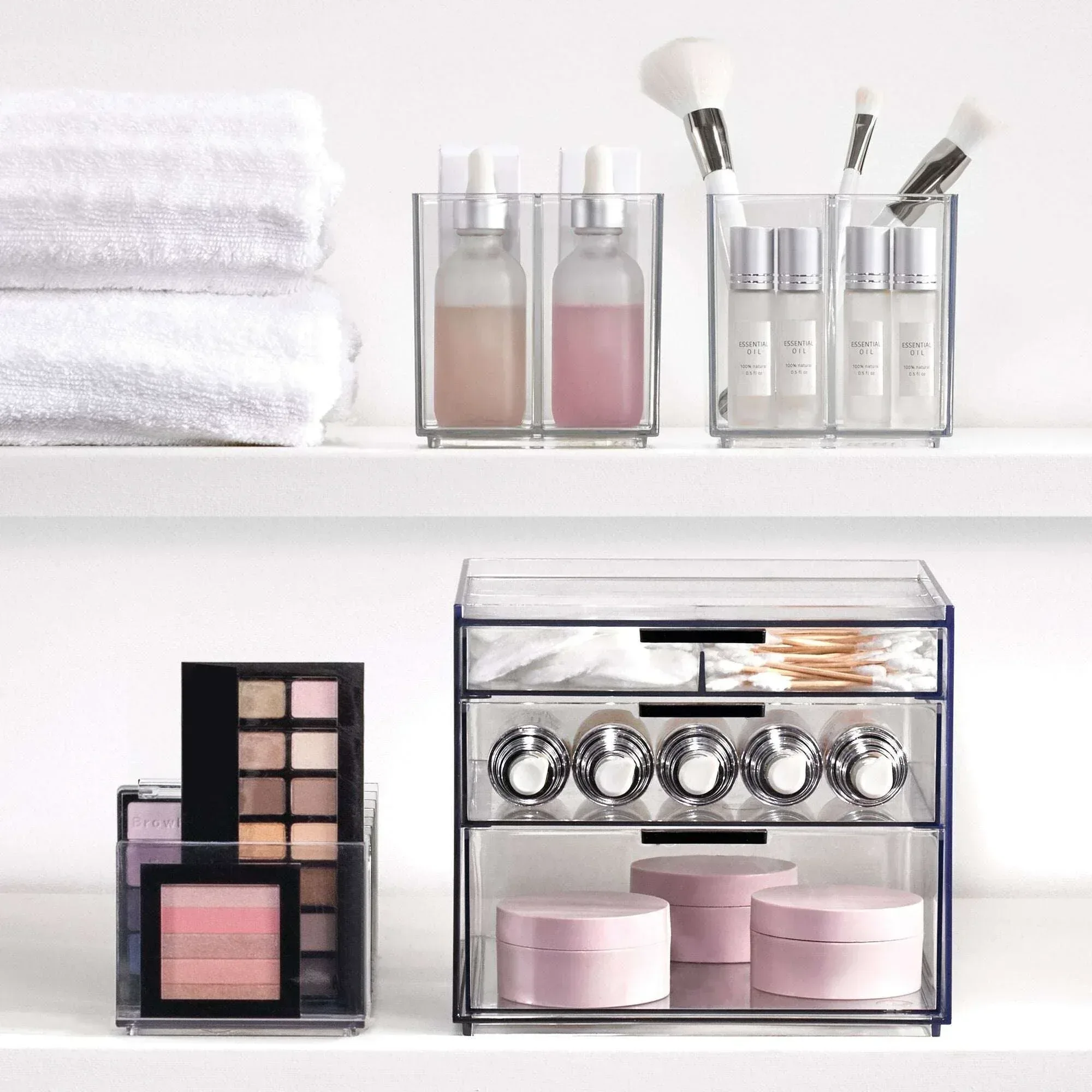 iDESIGN 4-piece Cosmetic Organizer Set