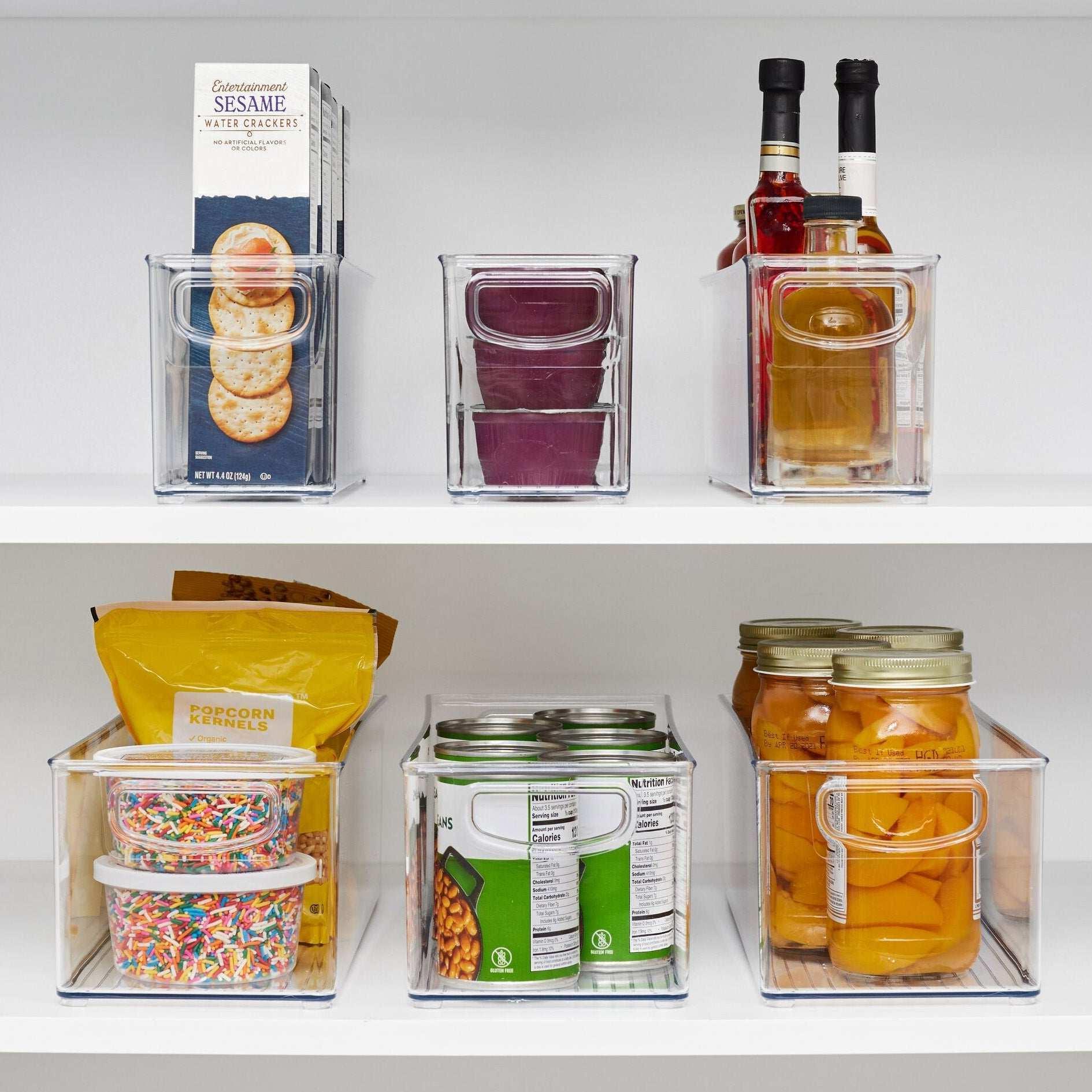 iDESIGN Linus Deep Storage Bins, 6-piece Set - Image 2