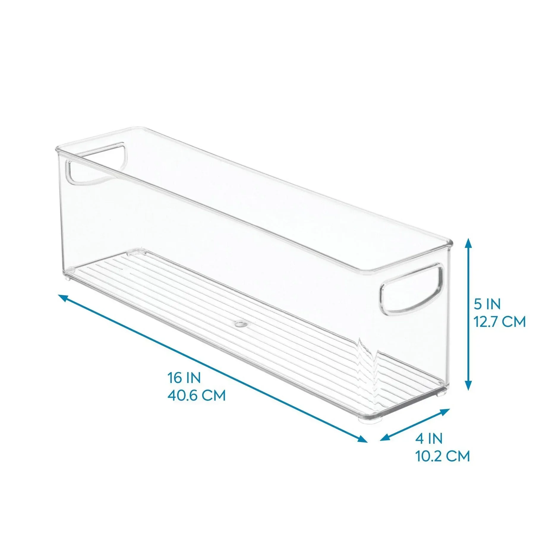 iDESIGN Linus Deep Storage Bins, 6-piece Set - Image 3