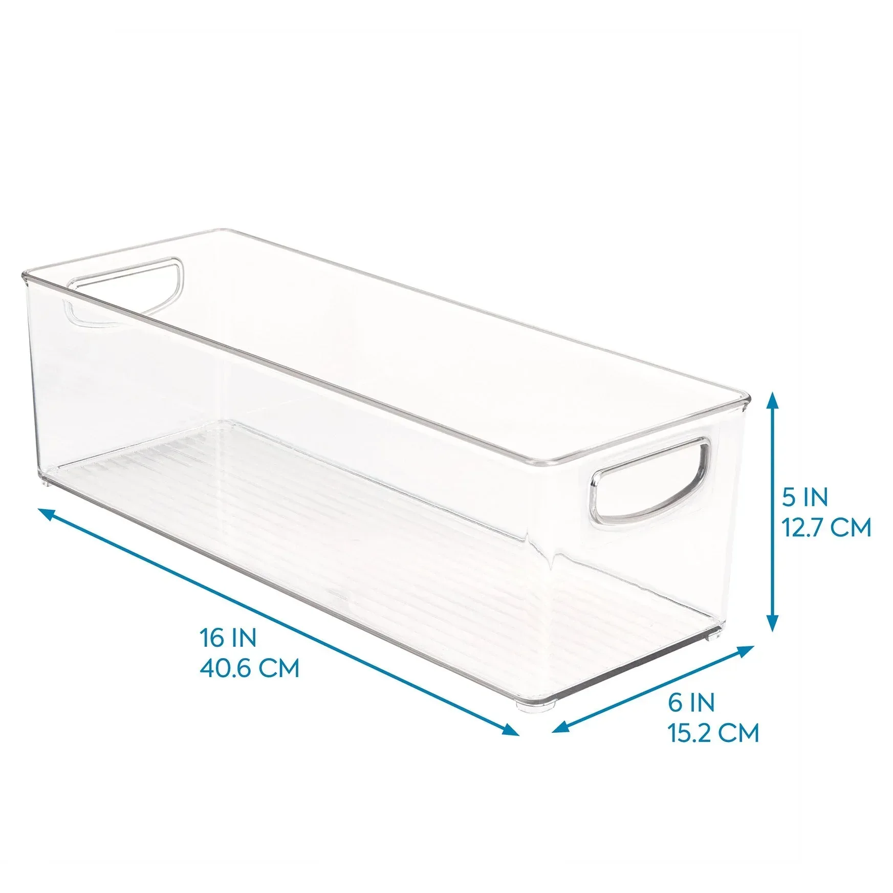 iDESIGN Linus Deep Storage Bins, 6-piece Set - Image 4