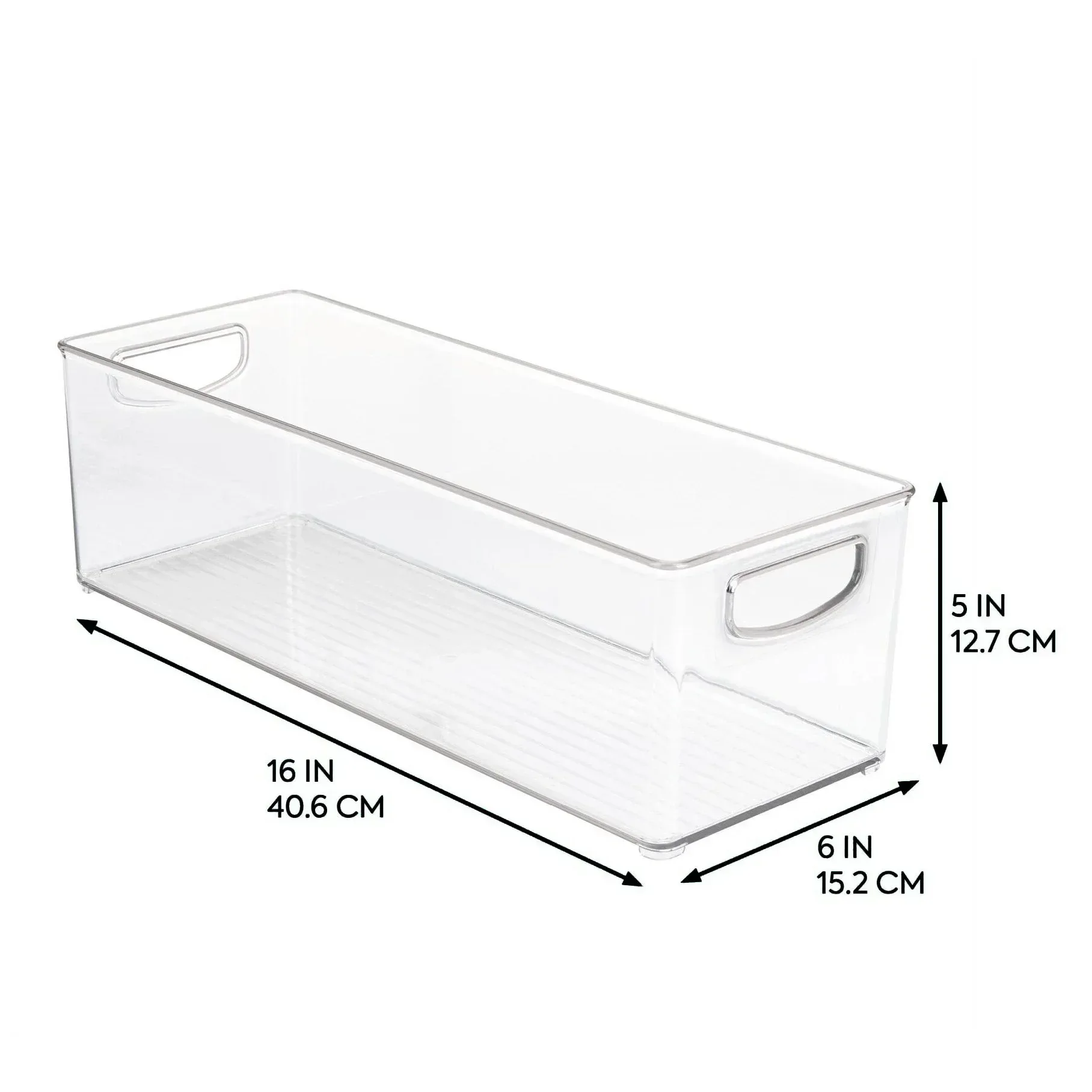iDESIGN Linus Deep Storage Bins, 6-piece Set - Image 6