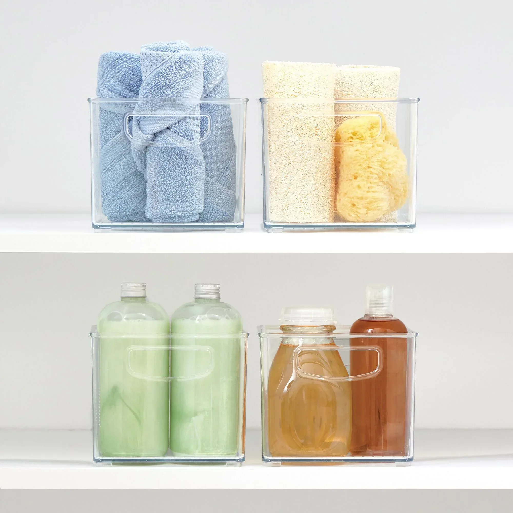 iDESIGN Linus Plastic Fridge/Pantry Kitchen Organizer Bins, Set of 4 - Image 2