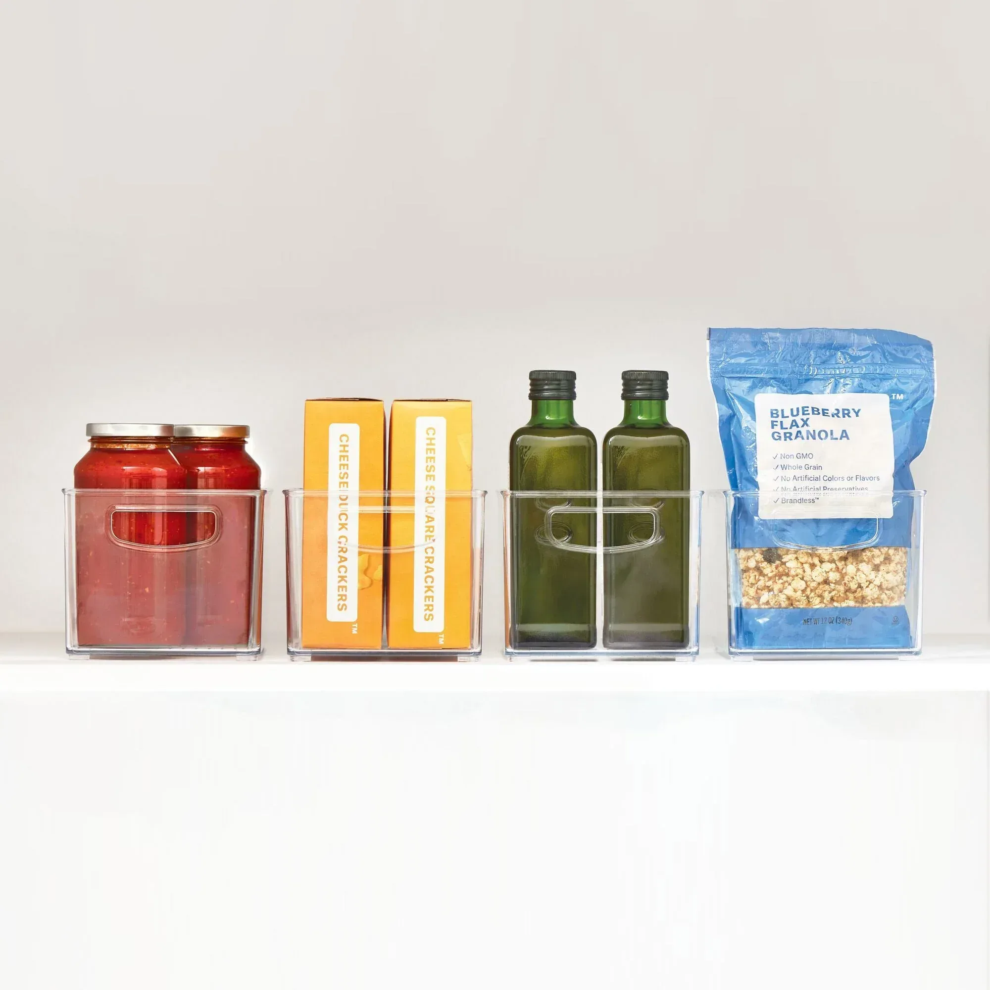 iDESIGN Linus Plastic Fridge/Pantry Kitchen Organizer Bins, Set of 4 - Image 6