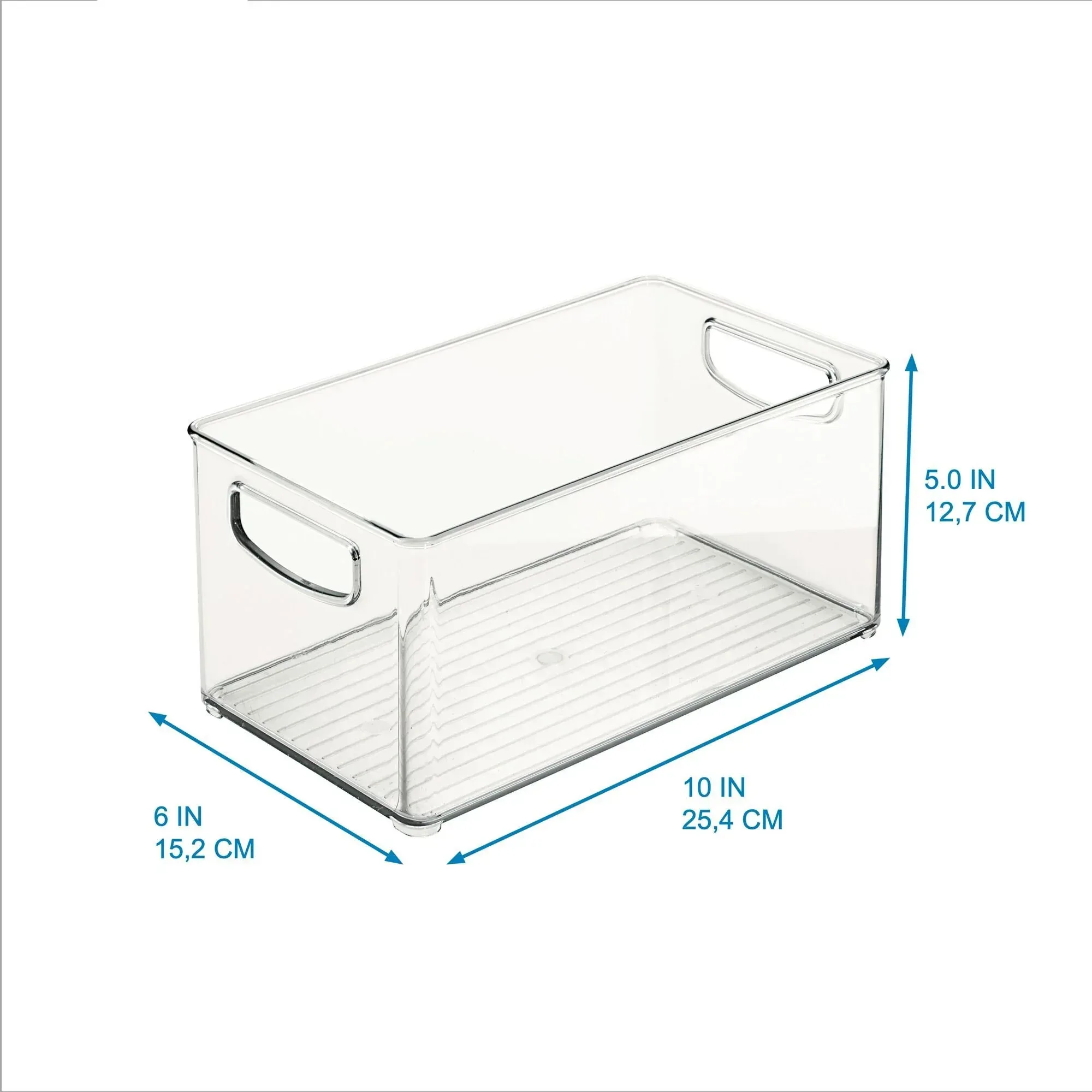 iDESIGN Linus Plastic Fridge/Pantry Kitchen Organizer Bins, Set of 4 - Image 7