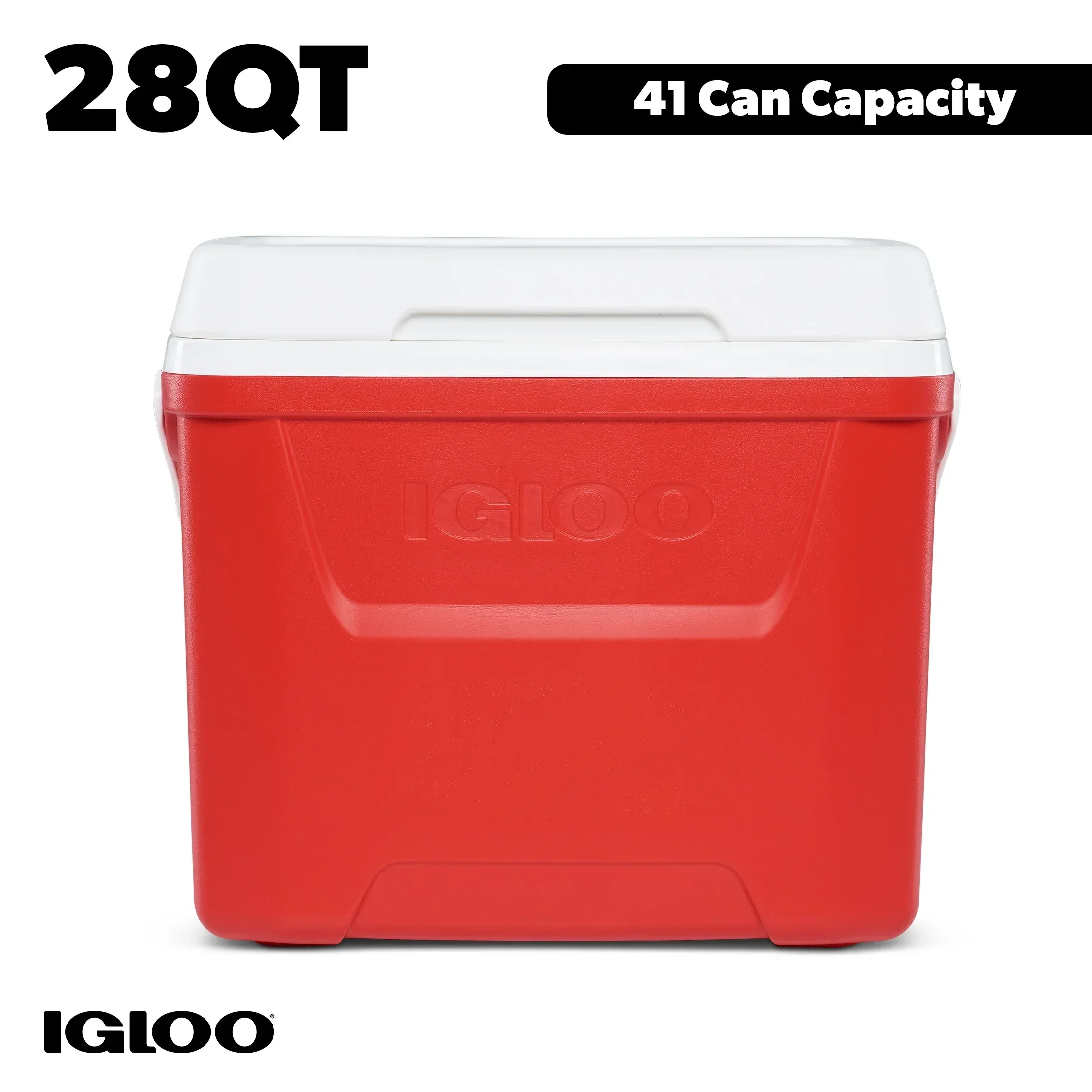 Igloo 28 QT Laguna Ice Chest Cooler, Red - Image 2
