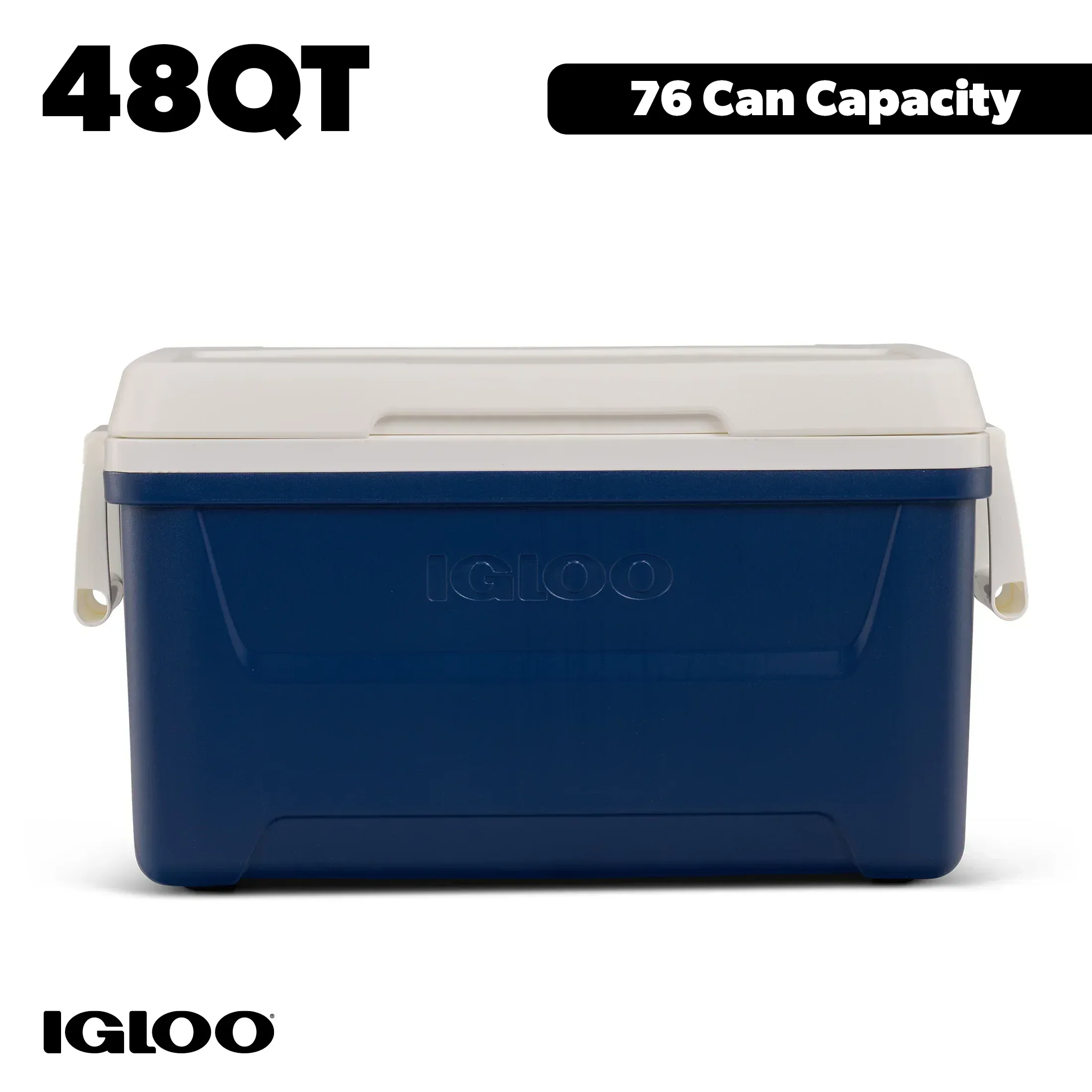 Igloo 48 QT Laguna Hard-Sided Ice Chest Cooler, Aqua Blue and White - Image 13