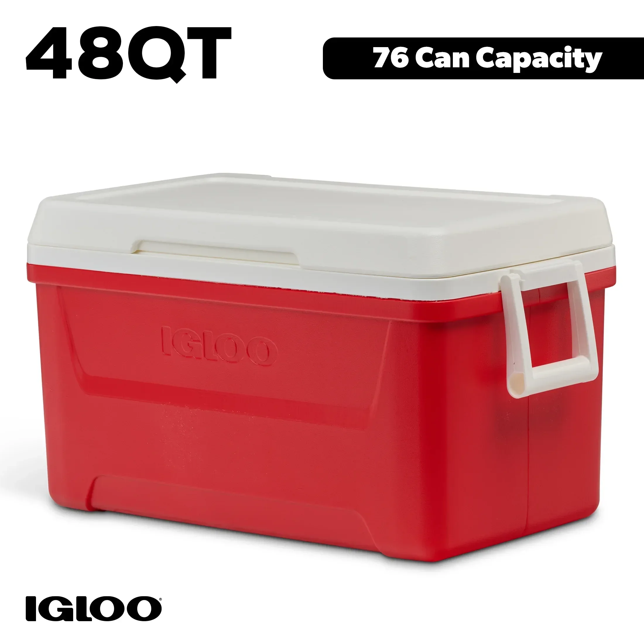 Igloo 48 QT Laguna Hard-Sided Ice Chest Cooler, Aqua Blue and White - Image 14