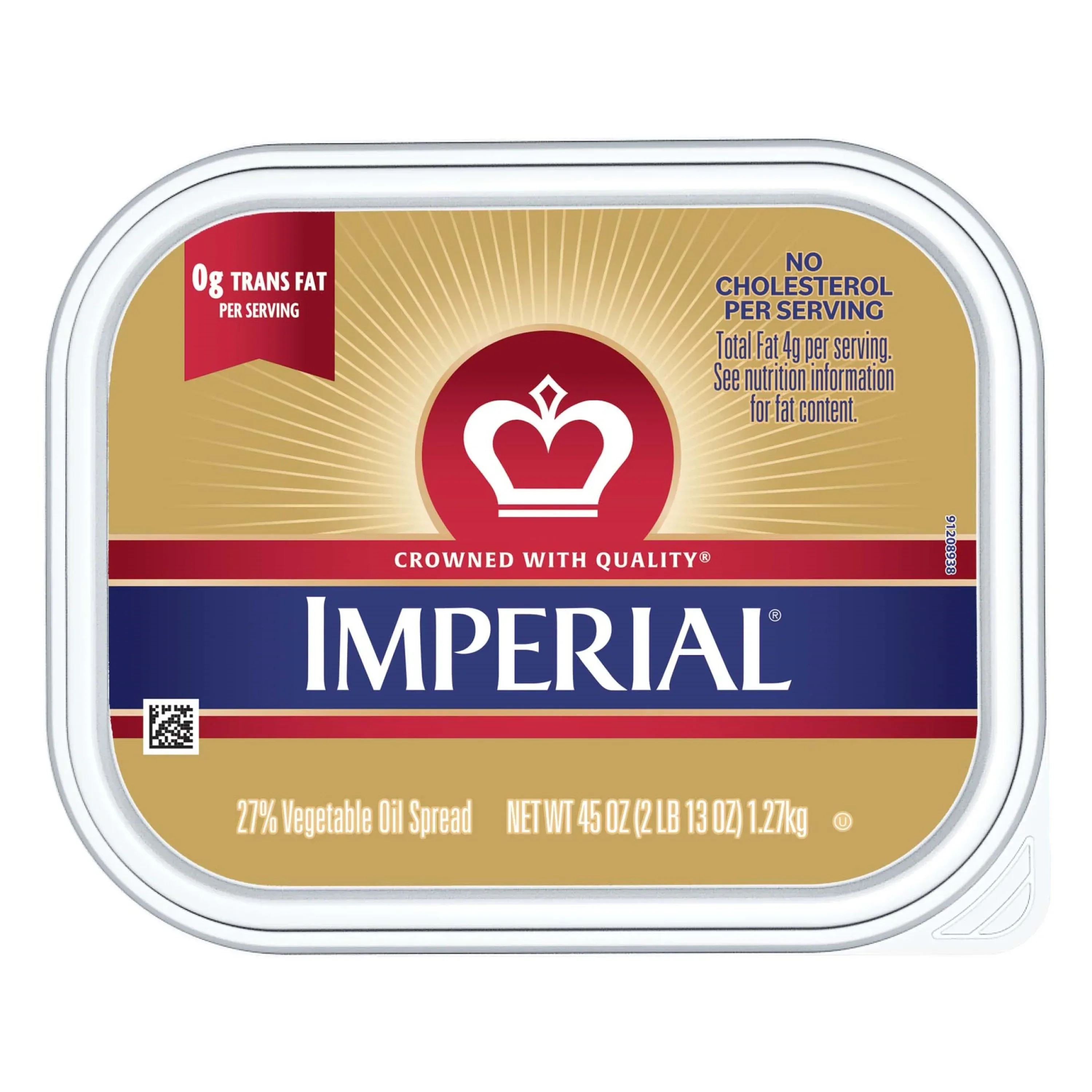Imperial Vegetable Oil Spread, 45 oz Plastic Tub - Image 4