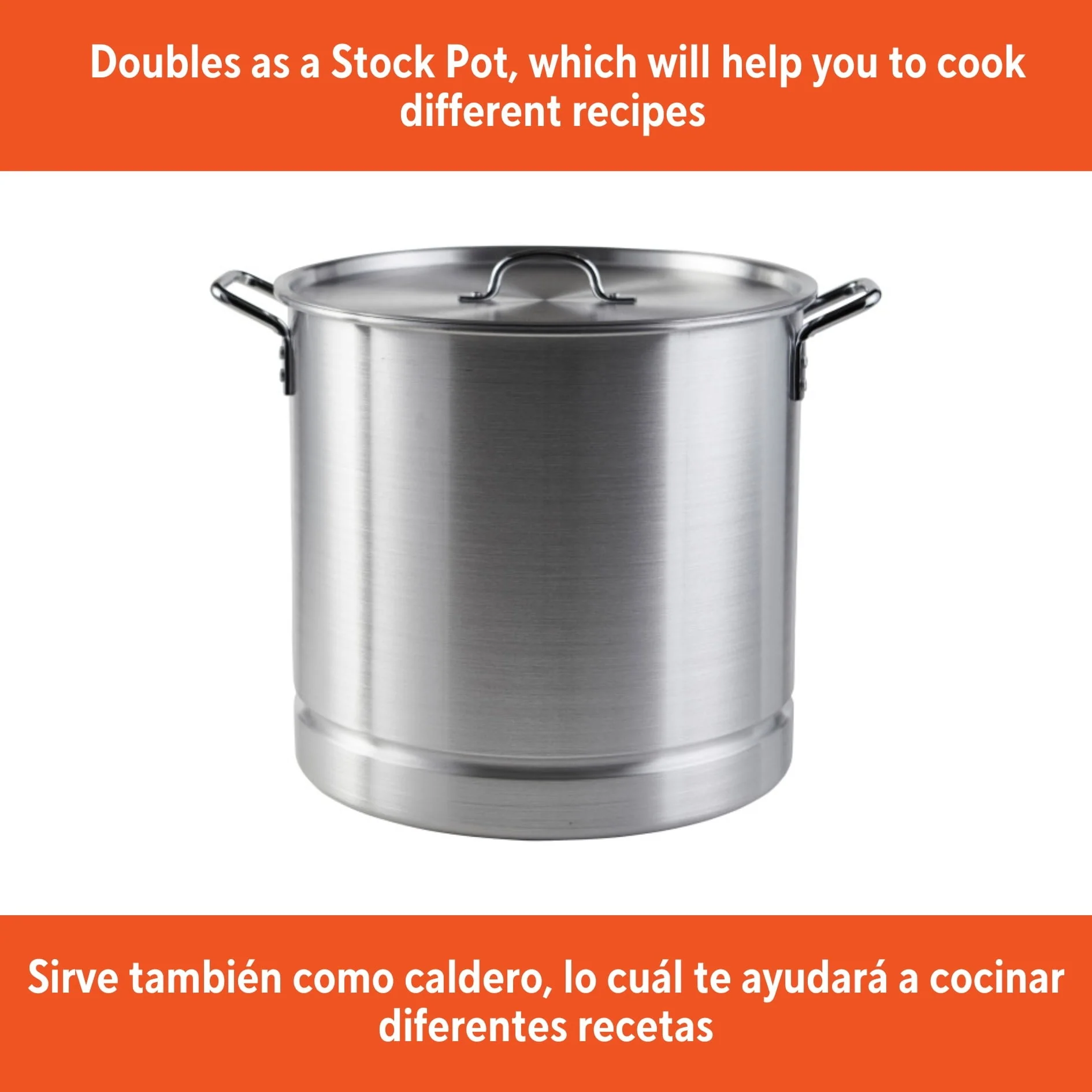 IMUSA 32qt Aluminum Steamer - Image 3