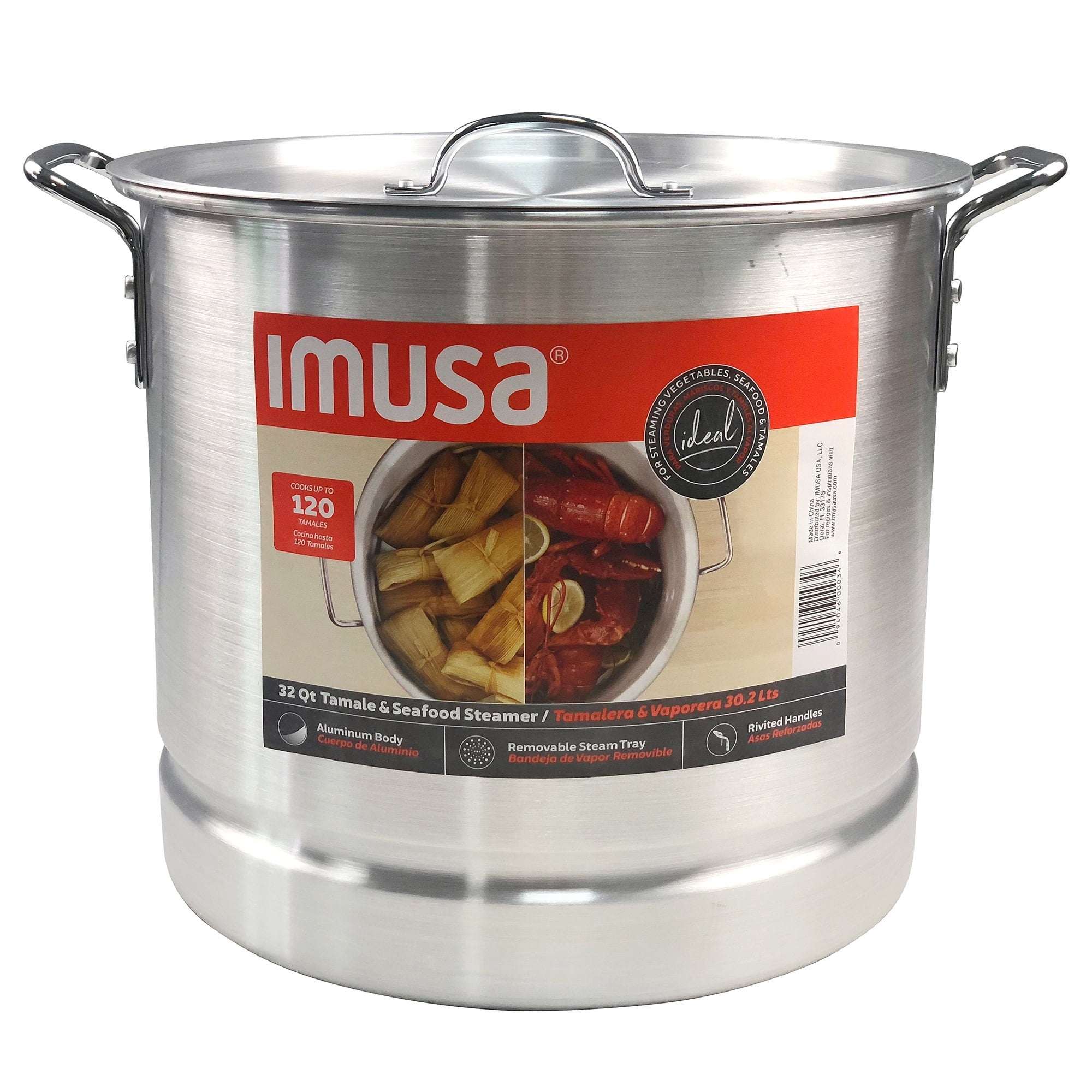 IMUSA 32qt Aluminum Steamer - Image 7