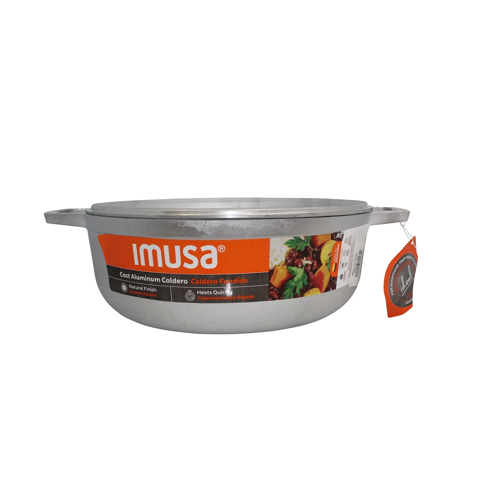 IMUSA 4.8qt Cast Aluminum Caldero - 26cm - Image 2
