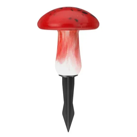 Infinity X1 Glass Solar Mushroom Landscape Lights, 2-pack - Image 5