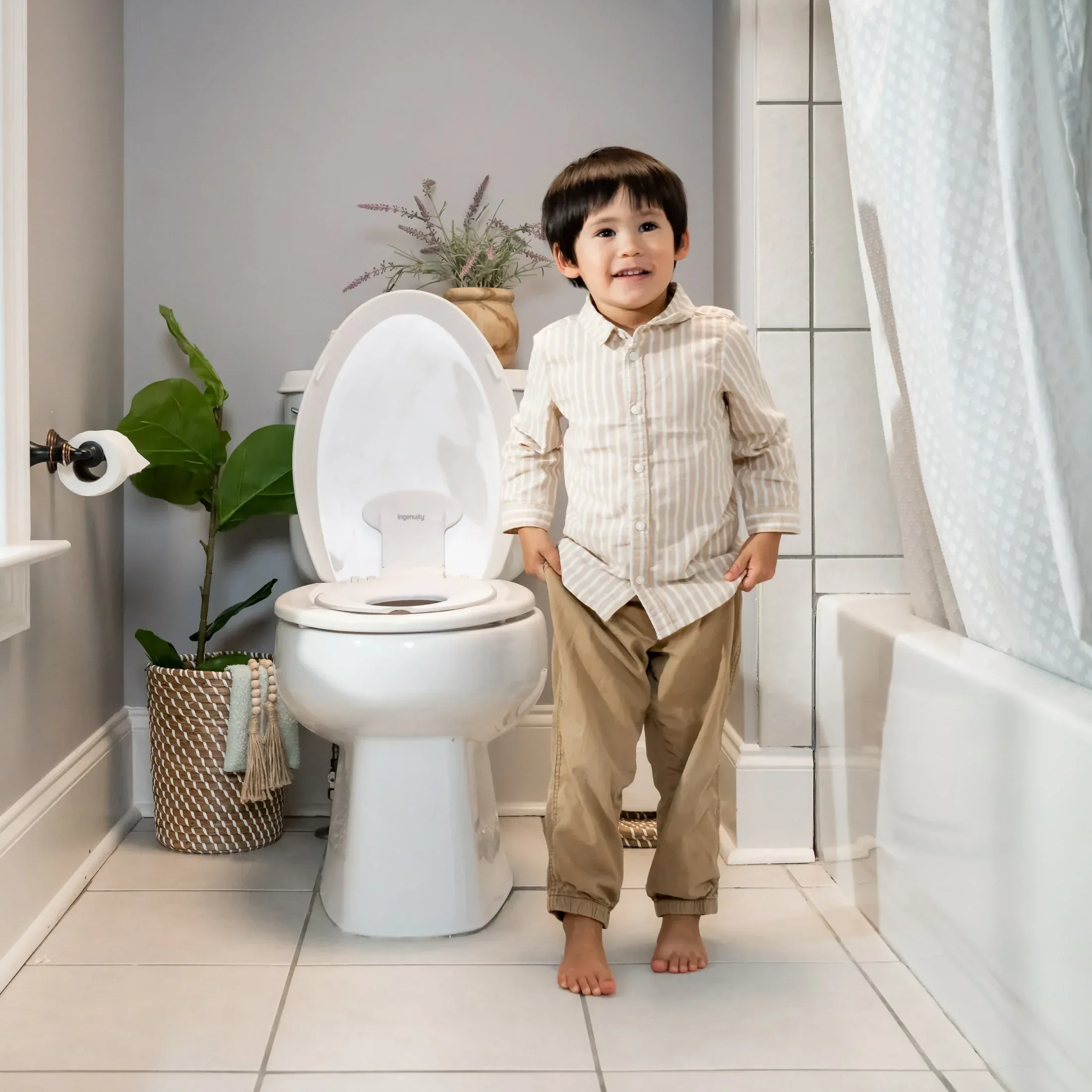 Ingenuity Flip & Sit Potty Seat - For Ages 18 Months, Up to 50 Pounds - Image 2