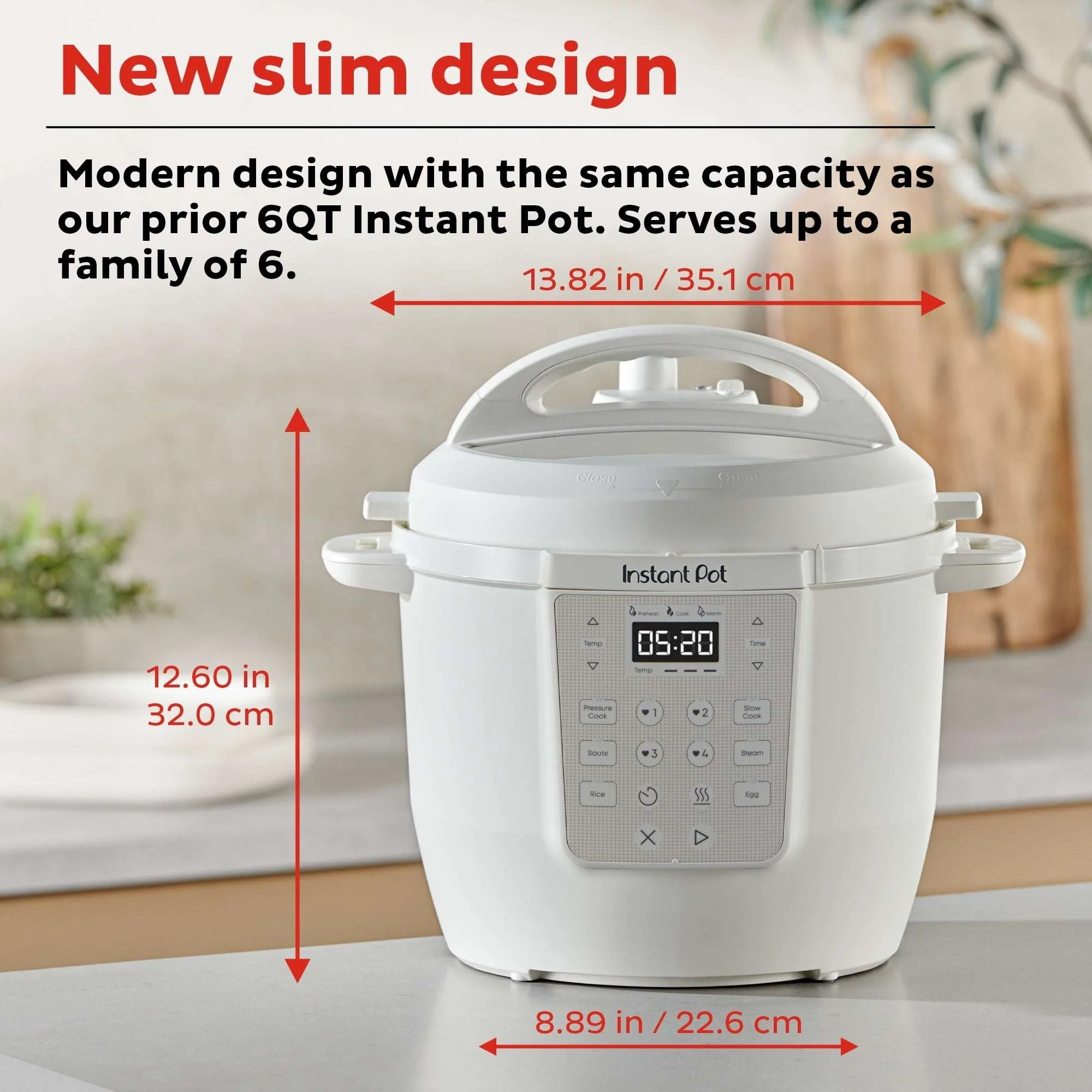 Instant Pot 6Qt RIO Chef Series 7-in-1 Multi-Cooker, Pressure Cooker, Slow Cook, & More, Sea Salt - Image 6