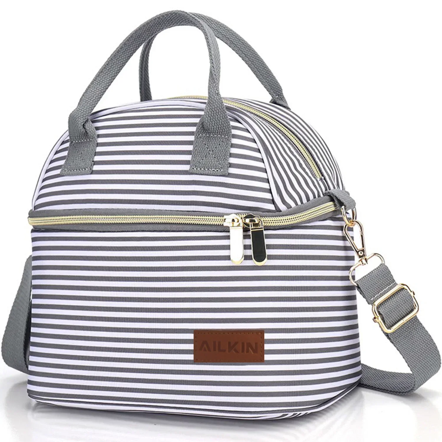 Insulated Lunch Bags for Women Men with Adjustable Shoulder Strap,AILKIN Large Lunch Box Tote Leakproof 8-12Hrs Cooler Reusable Thermal Lunch Bags for Women,Adults,School,Work,Office,Picnic,Daisy - Image 8