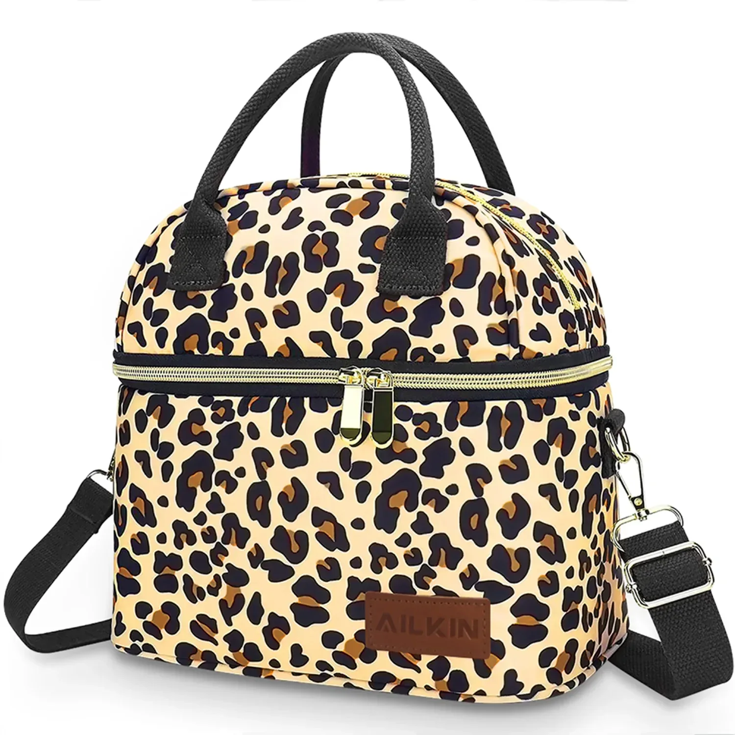 Insulated Lunch Bags for Women Men with Adjustable Shoulder Strap,AILKIN Large Lunch Box Tote Leakproof 8-12Hrs Cooler Reusable Thermal Lunch Bags for Women,Adults,School,Work,Office,Picnic,Daisy - Image 9