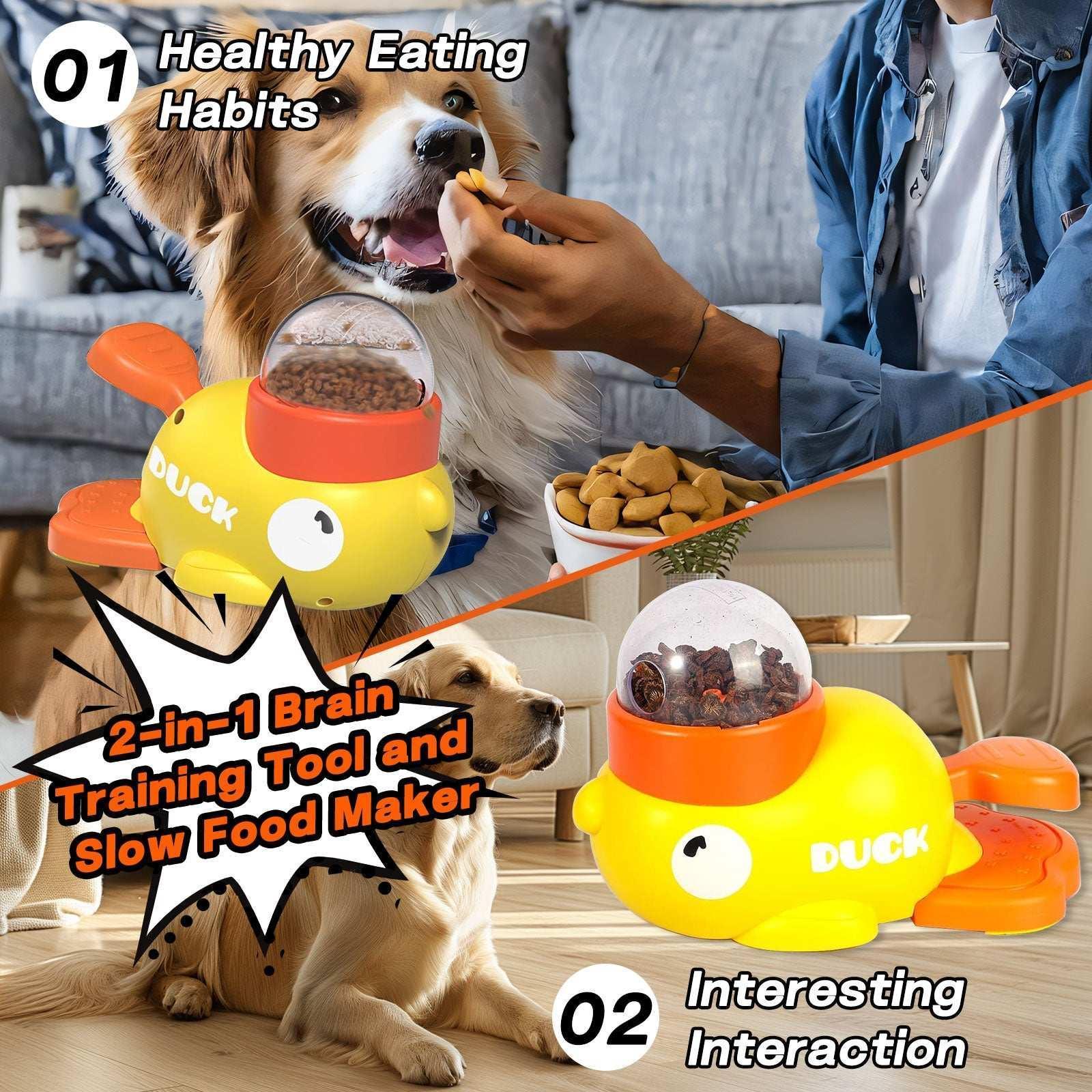 Interactive Dog Toys，Dog Interactive Treat Dispenser Toy，Promotes IQ Training and Entertainment Reduces Bloating Anti-Gulping - Image 4