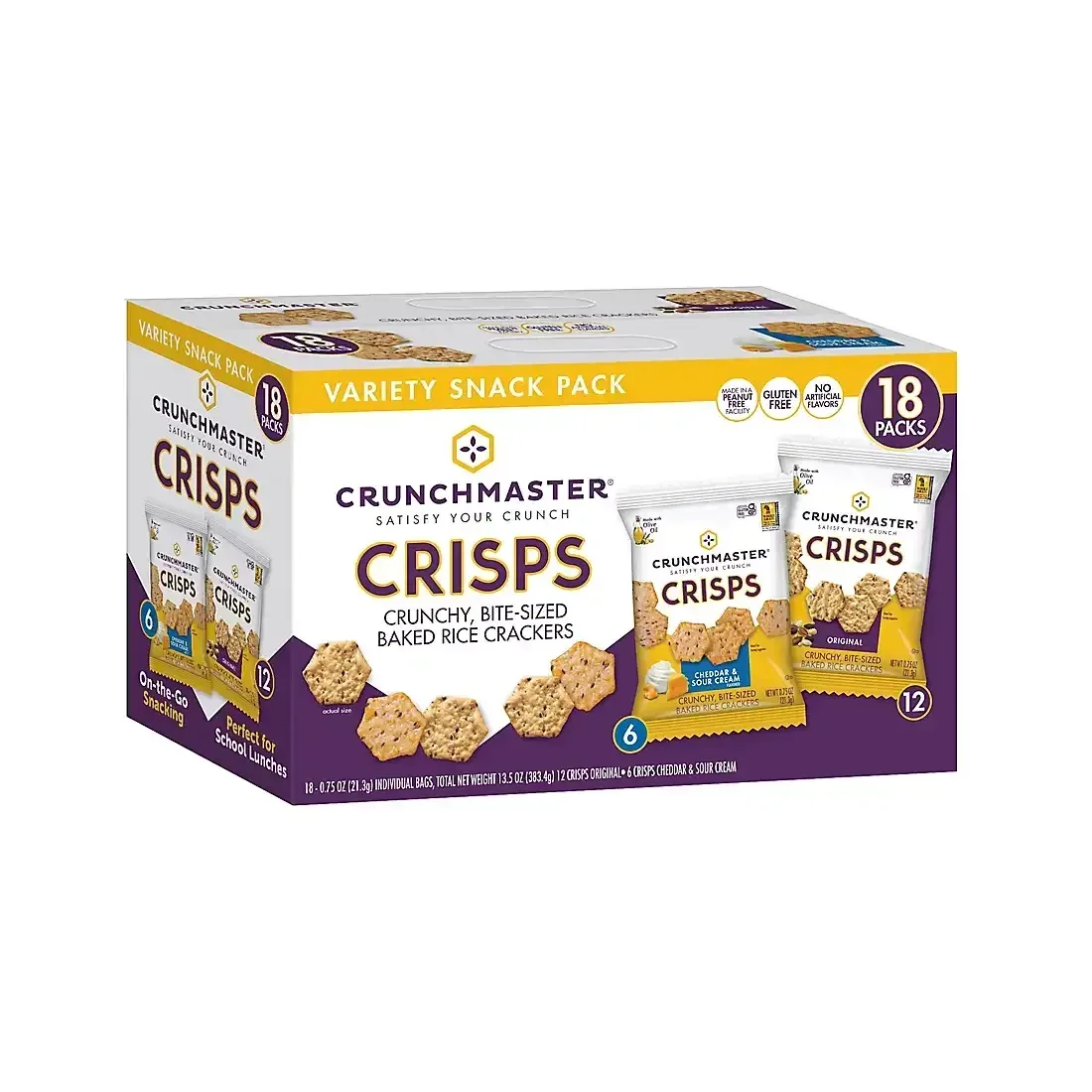 Introducing Crunchmaster Variety Snack Pack, 18 ct. - Image 2