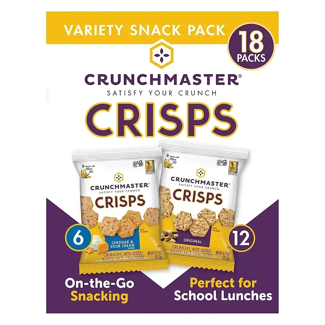 Introducing Crunchmaster Variety Snack Pack, 18 ct. - Image 4