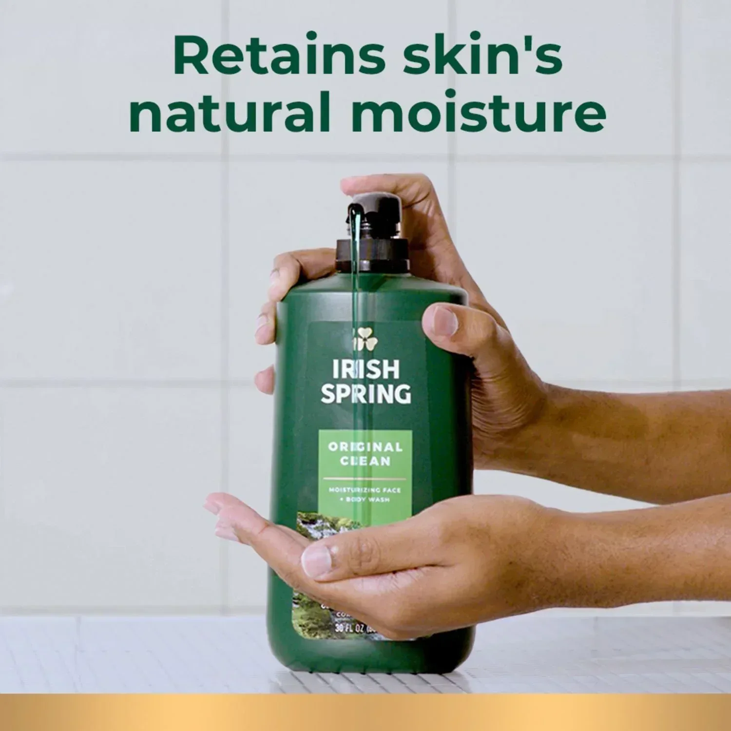 Irish Spring Body Wash for Men, Original Clean, 30 fl. oz., 2 pk. - Image 4