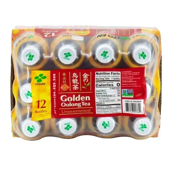 Ito En Golden Oolong Tea, Unsweetened, 16.9 oz, 12-count - Image 3