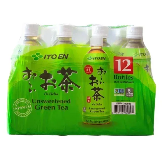 Ito En Oi Ocha Unsweetened Green Tea, 16.9 fl oz, 12-count - Image 5