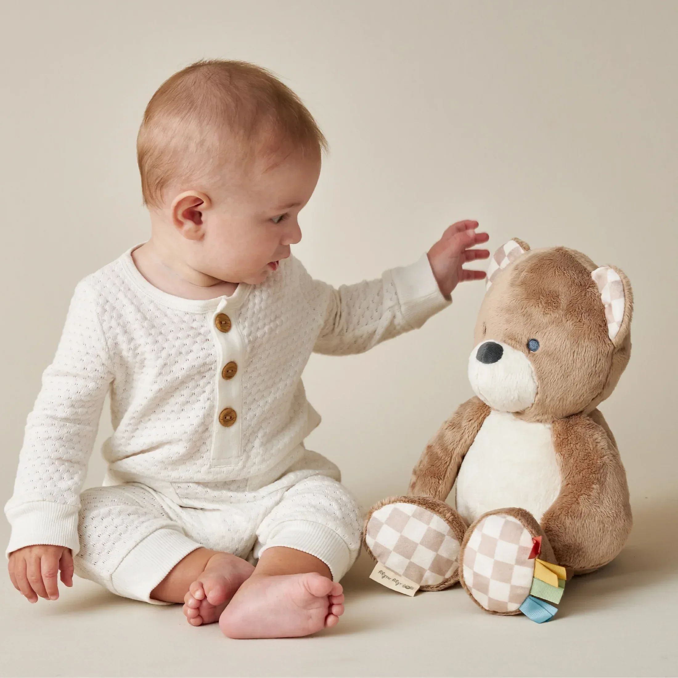 Itzy Ritzy Sweetie Snuggles™ Plush Bear - Image 3