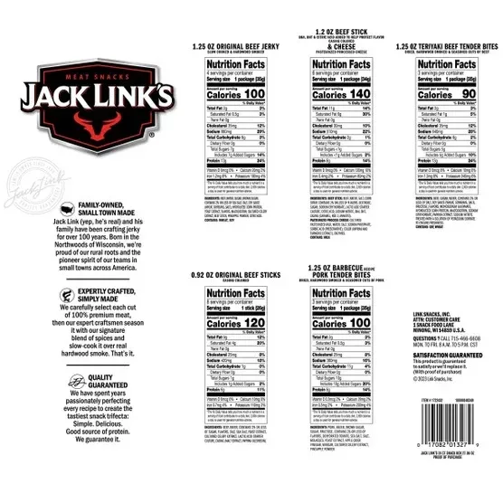 Jack Link's Protein Snack Box, Variety Pack, 24-count - Image 2