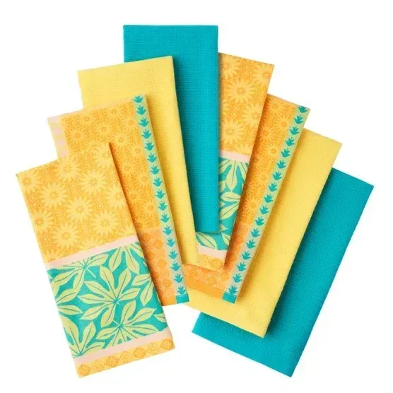 Jacquard Flatwoven Kitchen Towels, 8-pack - Image 2