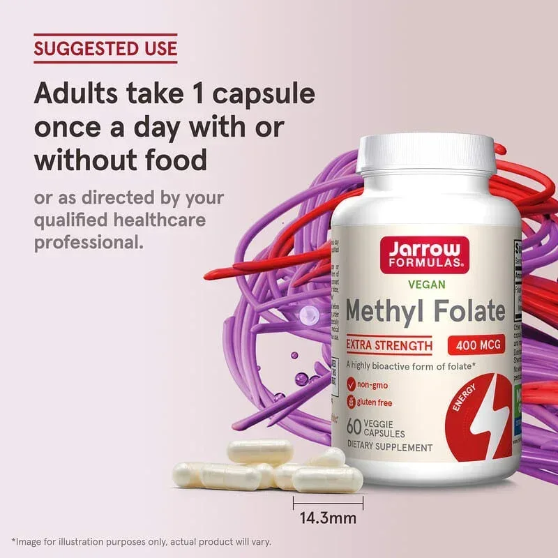 Jarrow Formulas, Vegan Methyl Folate - Image 4
