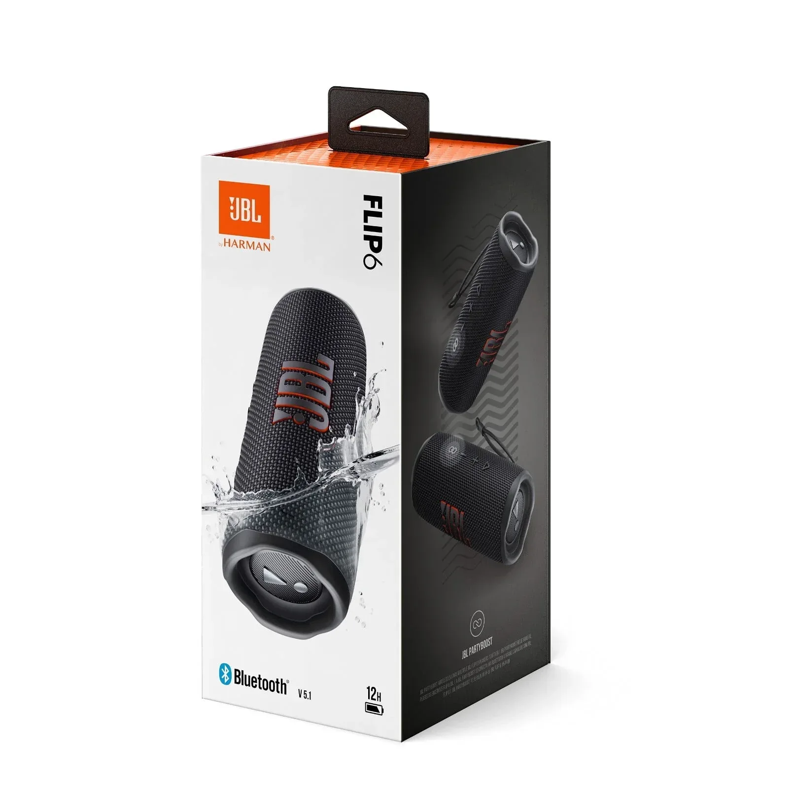 JBL Flip 6 - Portable Waterproof Speaker - Black - Image 9