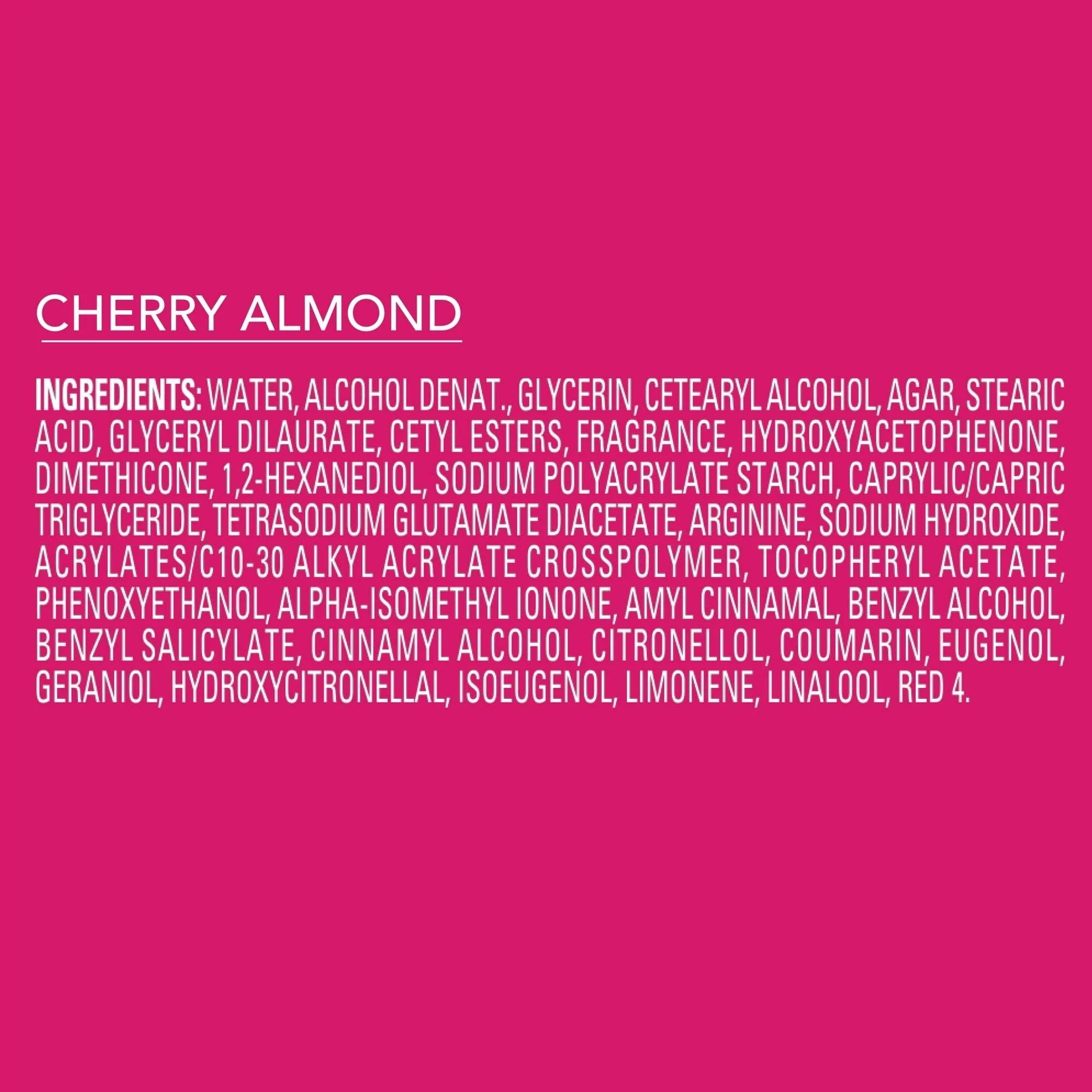 Jergens Cherry Almond Lotion Bursts, Squishy Heart-Shaped Moisturizer Bursts, 38 Ct - Image 8