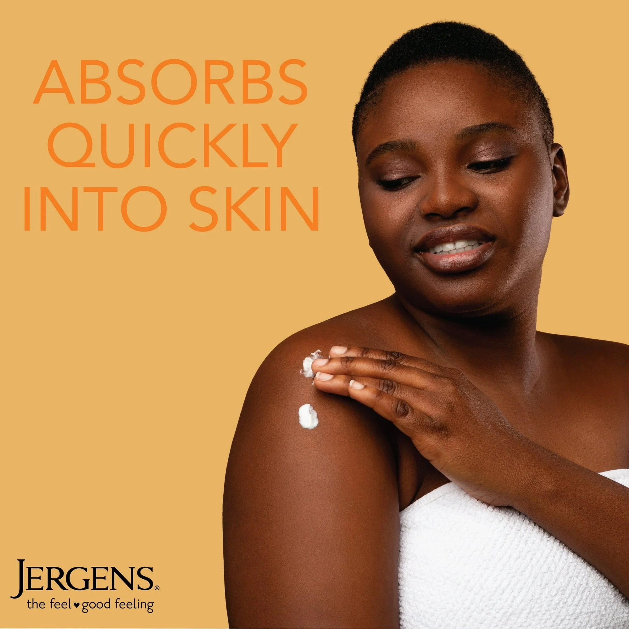 Jergens Skin Firming Body Lotion for Dry Skin, Moisturizer with Collagen, Elastin, 16.8 oz - Image 2