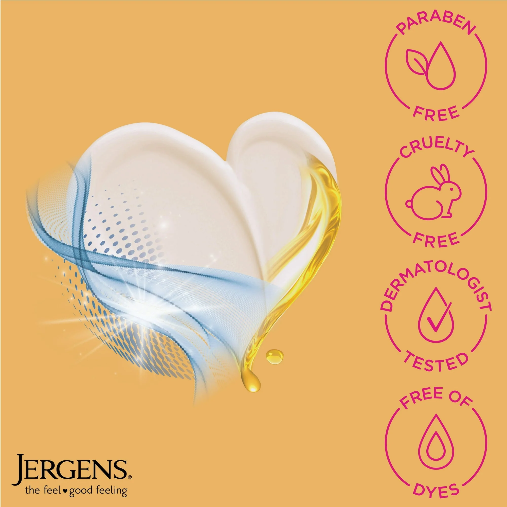 Jergens Skin Firming Body Lotion for Dry Skin, Moisturizer with Collagen, Elastin, 16.8 oz - Image 5