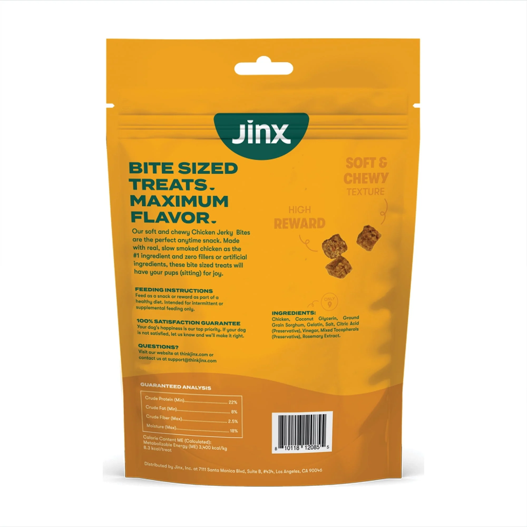 Jinx Chicken Bites, Natural Soft Jerky Dog Treats, 15 oz Bag - Image 10