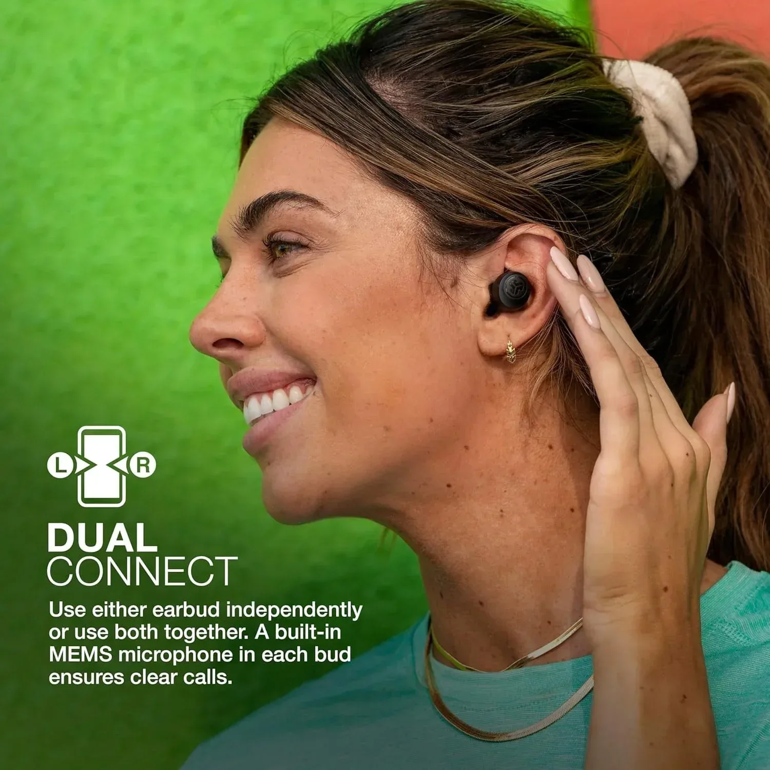 JLab Go Air Pop Bluetooth Earbuds, True Wireless with Charging Case - Image 7