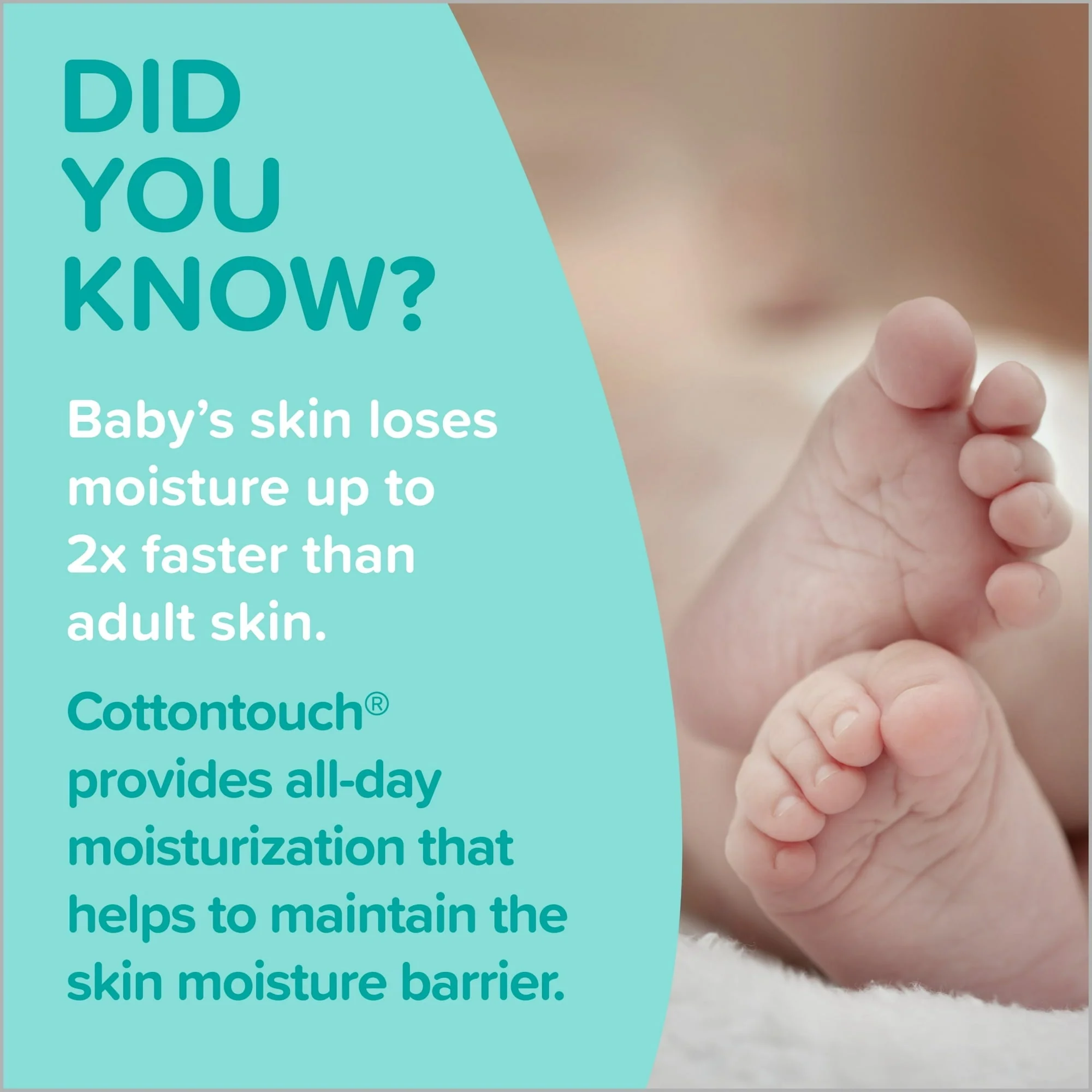 Johnson's Baby Comfort Touch Newborn Wash & Shampoo, 13.6 fl. oz - Image 4