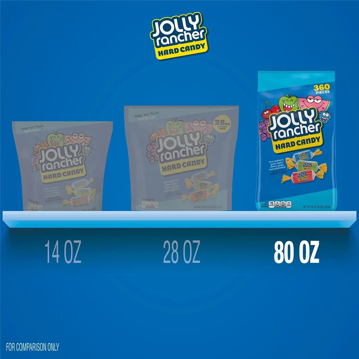 JOLLY RANCHER Assorted Fruit Flavored Hard Candy, 5 lbs. - Image 4